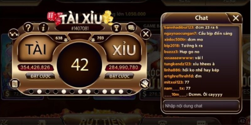 Bàn cược tài xỉu tại Nhatvip