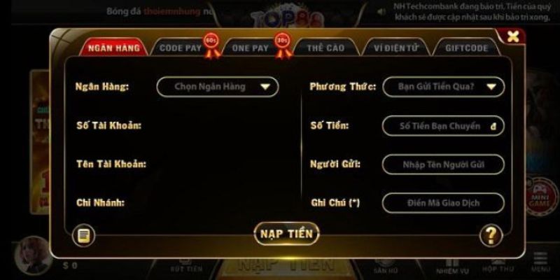 Cách nạp tiền vào game đơn giản, hiệu quả