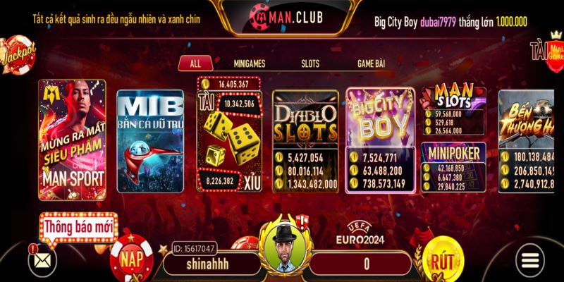 Thông tin cơ bản về nhà cái Manclub uy tín